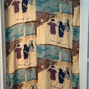 Classy maxi dress and coordinating scarf/shawl